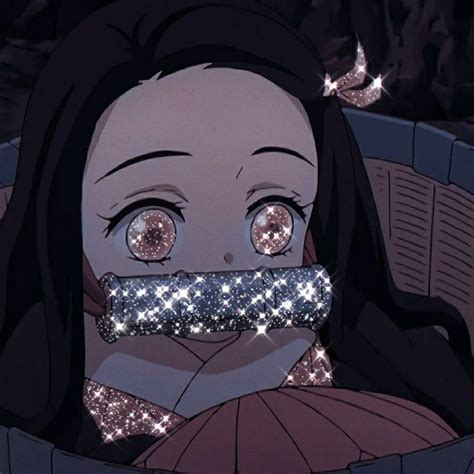 Nezuko Kamado Glitter Icon Fotos Animes Anime Fanarts Anime