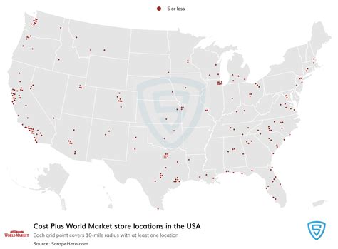 Number Of Cost Plus World Market Locations In The Usa In 2024 Scrapehero