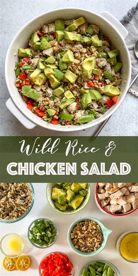 Santa Rosa Valley Chicken Wild Rice Salad Rainbow Delicious