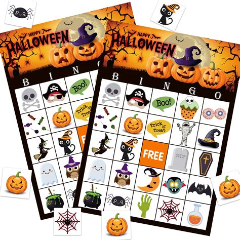Buy Miss Fantasy Halloween Bingo Game For Kids Halloween Party Games
