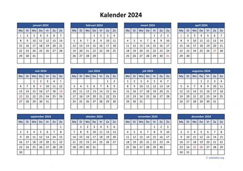 Calendar 2024 Nederland Printable 2024 Calendar Print
