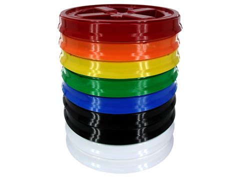 Assorted Colors Gamma Seal Lid Pack Tankbarn