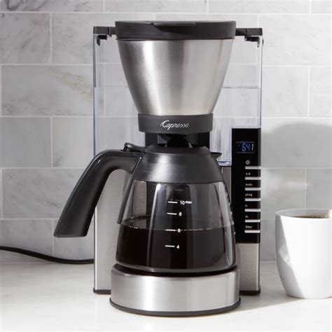 Coffee machines and drip coffee maker | crate and barrel. Capresso ® 10-Cup Rapid Brew Coffee Maker | Crate and Barrel