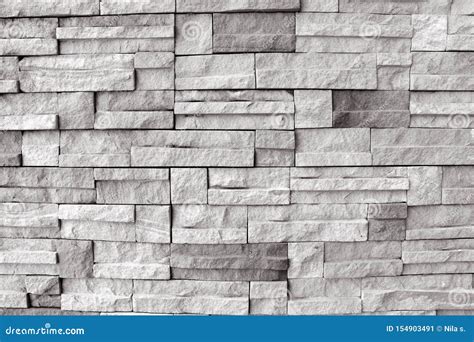 Surface White Wall Of Stone Wall Background Stock Image Image Of