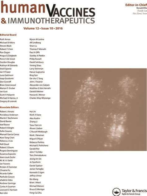 Never miss any articles matching your research from any publisher. Hepatitis E virus: Current epidemiology and vaccine: Human ...