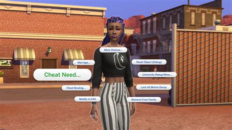 Showing The Cheats Menu In The Sims 4