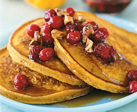 Pumpkin Griddle Cakes with Cinnamon Cream Syrup