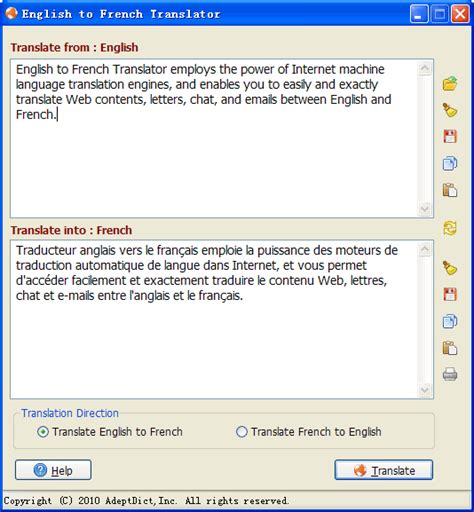 Check spelling or type a new query. English to French Translator latest version - Get best ...