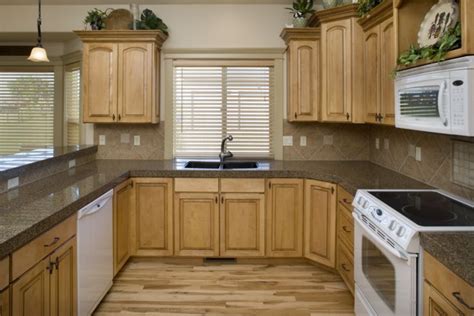 Ultimately you can also use the countertops to tie in your cabinets and backsplash. kitchen pictures with maple cabinets...concrete counter ...