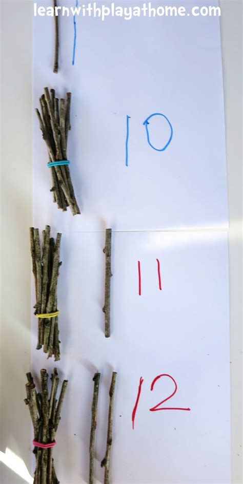 Learn With Play At Home Counting And Grouping With Sticks Playful Maths