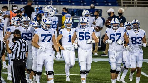 Byu Football Uniforms Ready To Pop On Blue Field At Boise State