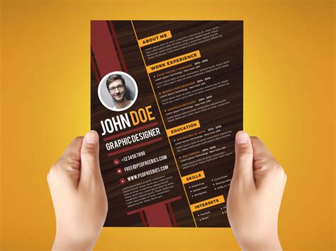 See more ideas about resume, logos, resume template professional. Free Creative Resume Design Template For Graphic Designer ...