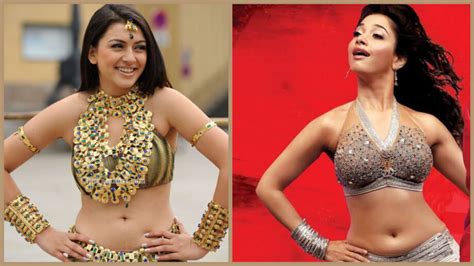 Hansika Motwani And Tamannaah Bhatias Fittest Belly Curve Moments That