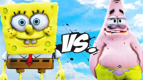 Spongebob Vs Patrick Star Epic Battle Youtube