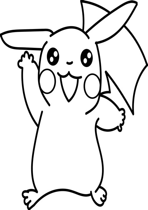 Browse your favorite printable pikachu coloring pages category to color and print and make your own pikachu coloring book. Anime Pikachu Coloring Page | Wecoloringpage.com