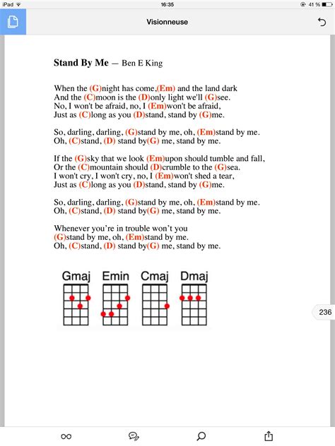 Stand By Me Beatles Lyrics And Chords Onetwoseventhreenineeightfour