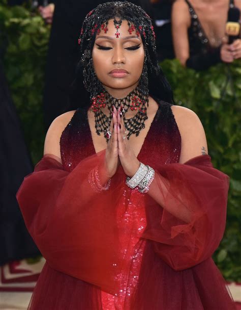 Nicki Minaj Dressed As The Devil Because Shes The Bad Guy Paper