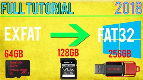 Check spelling or type a new query. Format 64GB+ SD Card/Drive to FAT32 2018 FREE - YouTube
