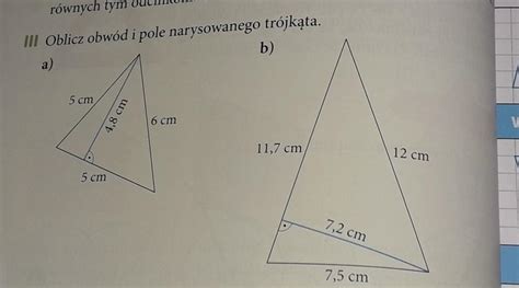 Brainly adalah tempat belajar, bagi siswa, oleh siswa. Oblicz obwód i pole narysowanego trójkąta - Brainly.pl