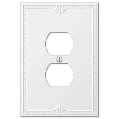 Maybe you would like to learn more about one of these? Richmond White 1 Duplex Outlet in 2020 | Plates on wall ...