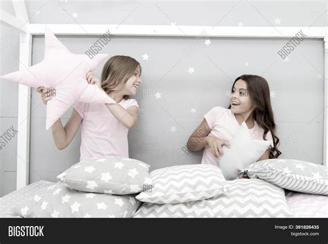Girls Sleepover Party Image And Photo Free Trial Bigstock