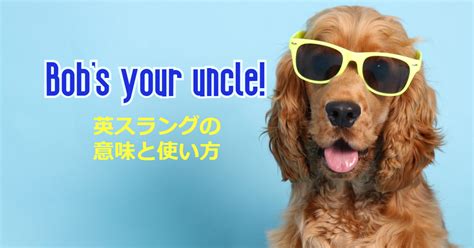 Bobs Your Uncle を使いこなせ！意味や使い方、類似表現まとめ うなぎ先生の英文法の復習 Toeicや英検、受験の英作文対策に！