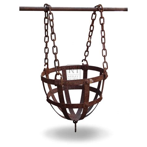 Braziers Prop Hire Hanging Basket Brazier Keeley Hire