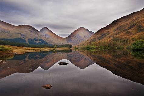 Stillness Lochan Urr Glen Etive Scotland Glen Etive Natural Landmarks