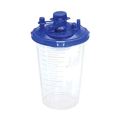 Cardinal Health Suction Canister 1200cc With Locking Lid Save Rite