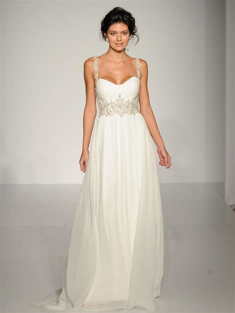 You can top off your bridal look with sandals, heels and gorgeous grecian jewelry such as a classic necklace or traditional headpiece! Discount Grecian Style Wedding Dresses 2015 Vestidos De ...