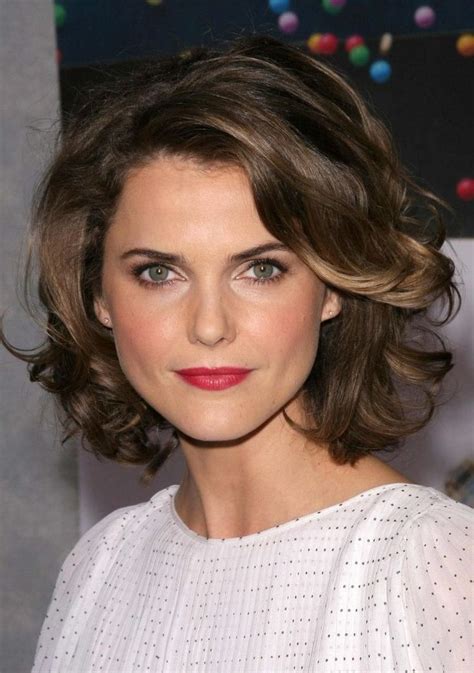 Keri Russell Wavy Bob Hairstyles For Women Over 40 Haircuts For Curly