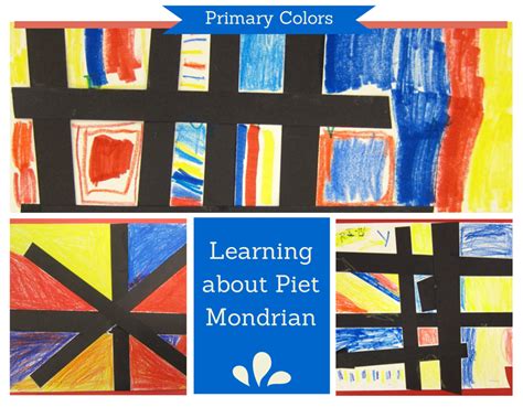 Primary Colors And Piet Mondrian Art Is Basic Mondrian Art Mondrian