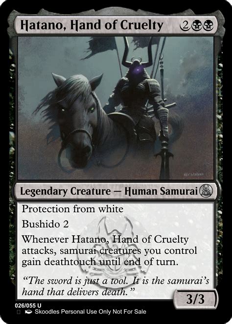 My version of the bushido deck. Custom Samurai Tribal Cards | The gathering, Samurai ...