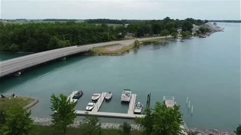 Stclair River And Fawn Island Ontario Canada By Drone Youtube