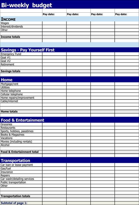 We are very grateful if you leave a comment or feedback about this printable budget worksheet free article. Printable Bi Monthly Budget Template | Classles Democracy