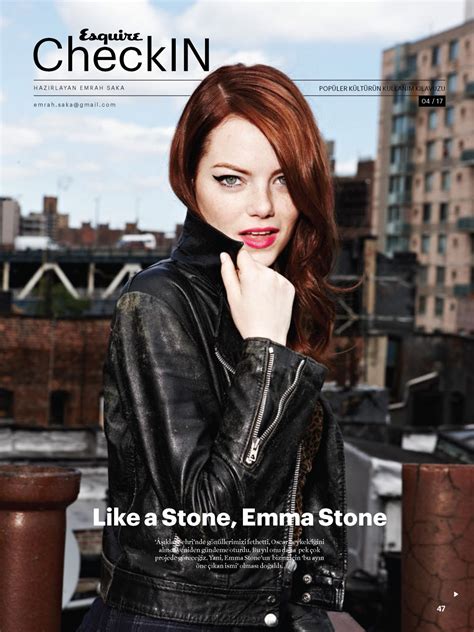 Emma Stone In Esquire Magazine Turkey April 2017 Hawtcelebs