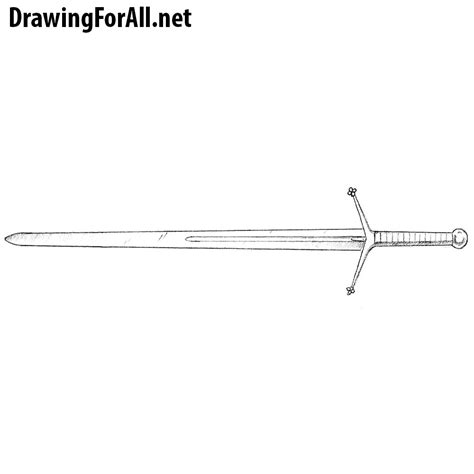 How To Draw A Claymore Sword