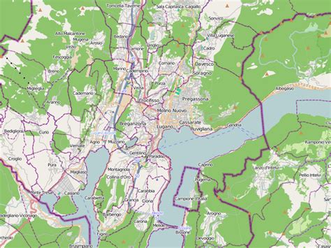 Sortiert nach stadtteilen auf einer karte. Urlaub in Lugano: Sehenswürdigkeiten und Aktivitäten