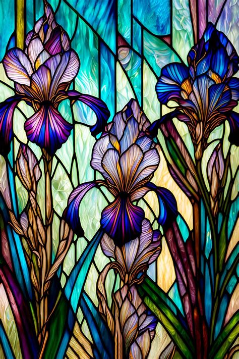 Iris Flower Art Iris Art Prints Irises Artwork Floral Art Prints