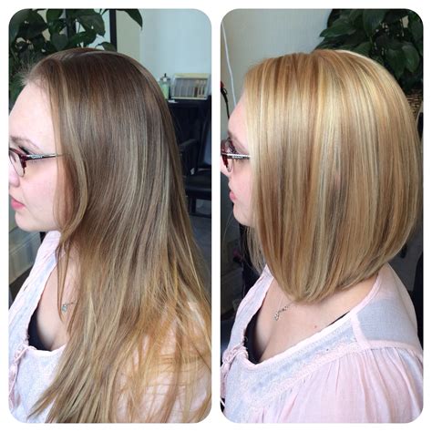 Beforeafter Partial Highlight With Blonde All Over Color Blonde