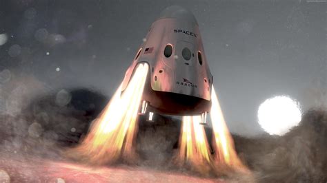 Spacex desktop nexus wallpaper by barrick turner 1024×1024. Free download mars red dragon ship SpaceX 3840x2160 for ...