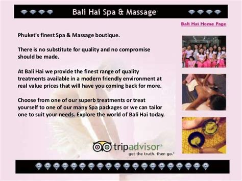 bali hai spa and massage in phuket thailand
