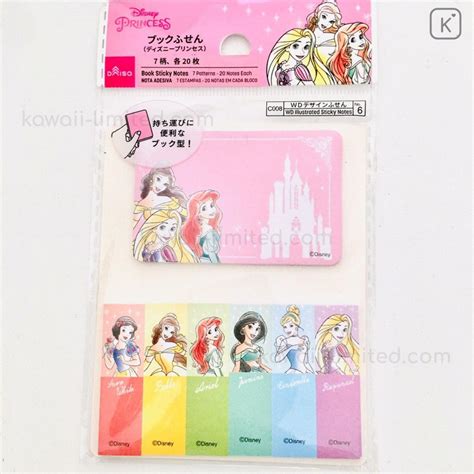 Japan Disney Princesses Sticky Notes Kawaii Limited