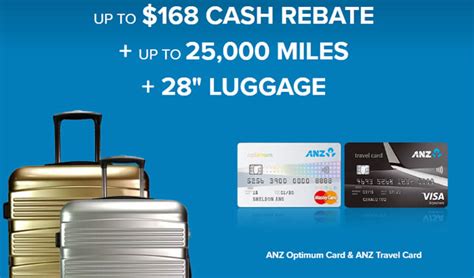 But economic news could bring surprise rate changes. ANZ: Apply for Optimum World Card & Get 28″ Luggage + up to $168 Cash Rebate from 1 Oct 2016 ...