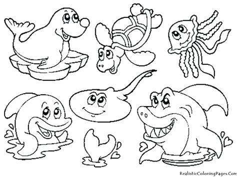 Sea creatures coloring pages coloringsuite. Deep Sea Creatures Coloring Pages at GetColorings.com ...