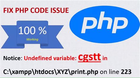 Solve Fix Undefined Variable Undefined Index In Php Solution