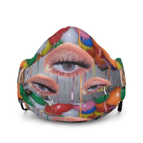 Weirdcore Dreamcore Eye Party Pixel Art Mask Etsy