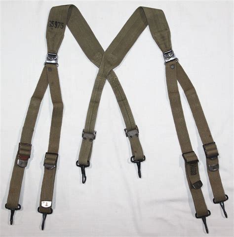 E158 Wwii M1936 Combat Suspenders B And B Militaria