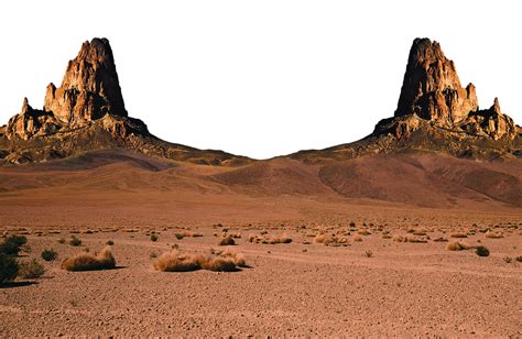 Download Mountains Desert Landscape Royalty Free Stock Illustration