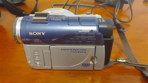 A Camcorder That Takes Mini Dvds Sony Handycam Dcr Dvd200 Youtube